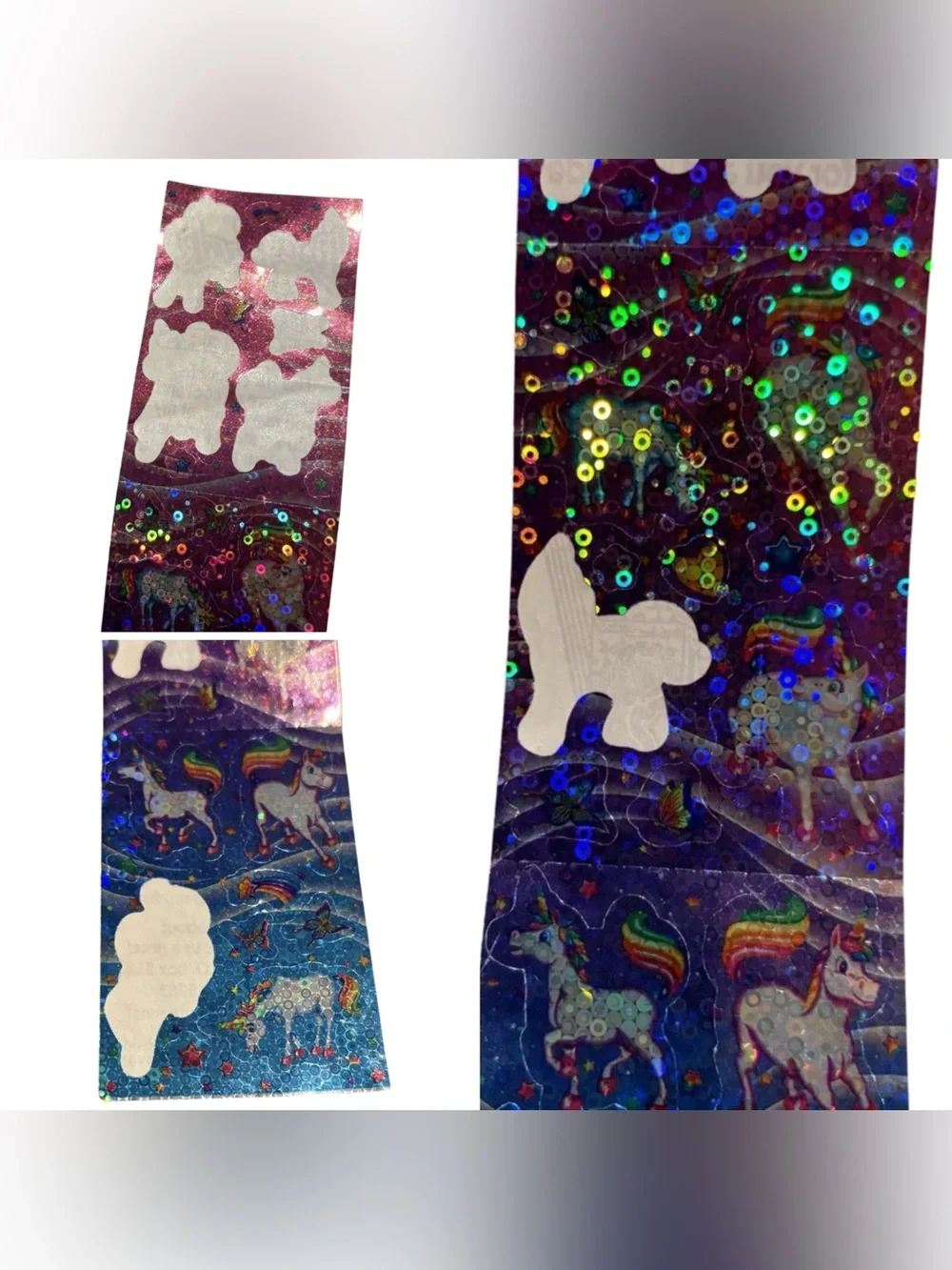 Vintage Lisa Frank Bundle Neat Pens Best Friends Markie Bubble Stickers Strip